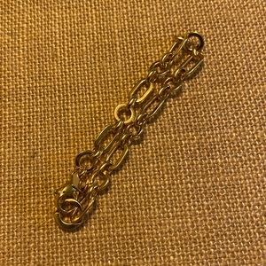 Origami Owl Dangle Bracelet Gold 7"